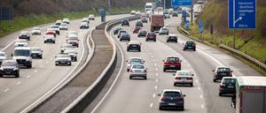 Die Autobahn 2 in Niedersachsen.