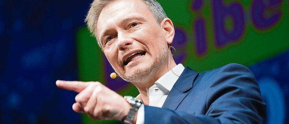 Sagt, wo es langgeht. Christian Lindner, FDP-Chef, versucht seine Partei sozialer aufzustellen.