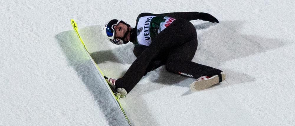 Thomas Aasen Markeng aus Norwegen stürzte im Dezember.