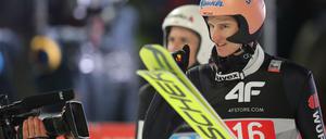 Reife Leistung. Karl Geiger hat bei der Tournee überzeugt.