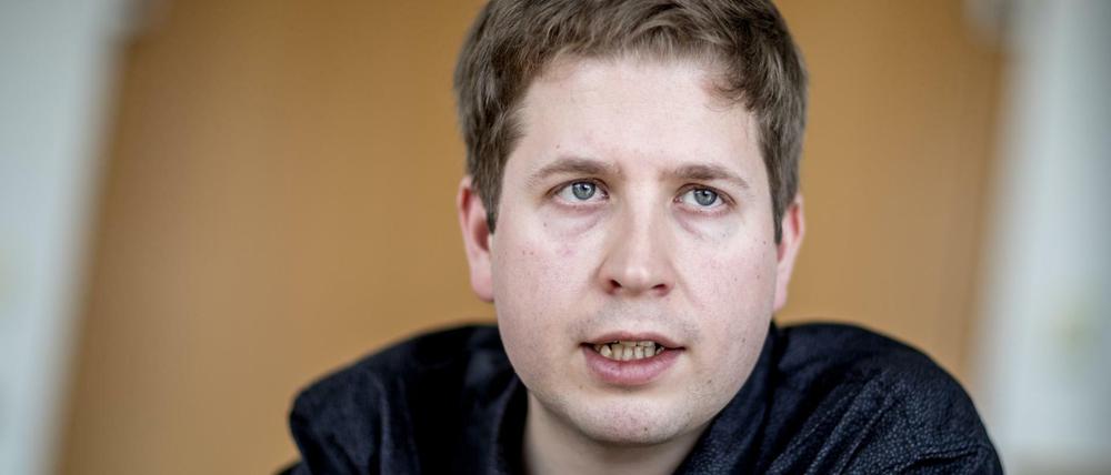 Kevin Kühnert, Bundesvorsitzender der Jusos, der SPD Nachwuchsorganisation.