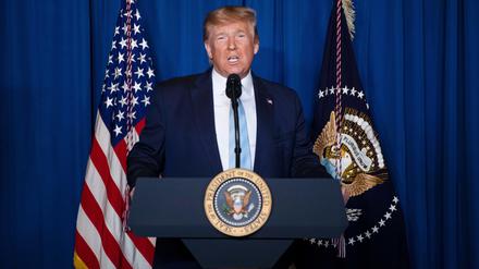 US-Präsident auf Kriegskurs. Donald Trump.