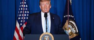 US-Präsident auf Kriegskurs. Donald Trump.