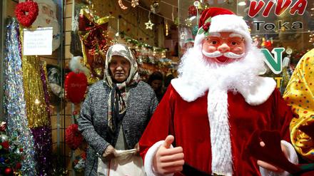„Noel Baba“ ist zur Ikone eines Kulturkampfes in der Türkei geworden.
