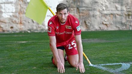Im Eck versteckt. Christopher Lenz und der 1. FC Union bereiten sich in Campoamor auf die Bundesliga-Rückrunde vor. 