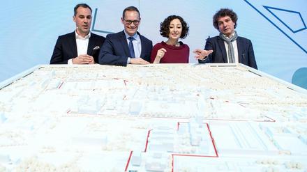 Der neue Entwurf für die Siemensstadt 2.0 wurde am Mittwoch in Berlin vorgestellt.