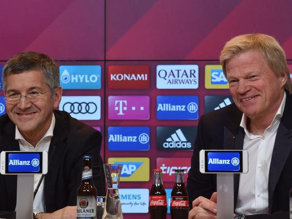 Die neuen Chefs: Präsident Herbert Hainer (links) und der neue Vorstand Oliver Kahn.