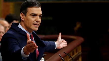 Mit knapper Mehrheit gewählt: Pedro Sánchez 