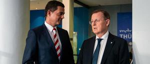 Projektregierung? Mike Mohring (CDU) und Bodo Ramelow (Linke) könnten es mit wechselnden Partnern versuchen.