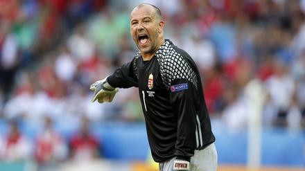 Voller Einsatz. Gabor Kiraly ist für Hertha BSC beim Traditionsmasters dabei.
