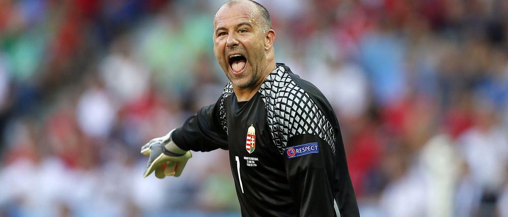 Voller Einsatz. Gabor Kiraly ist für Hertha BSC beim Traditionsmasters dabei.