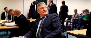 AfD-Chef Jörg Meuthen vor Gericht.