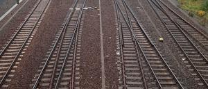 Bahngleise (Symbolbild).