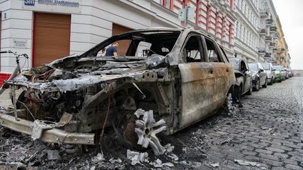 Mitte des Jahres brannten in der Kreuzberger Willibald-Alexis-Straße gleich mehrere Autos.