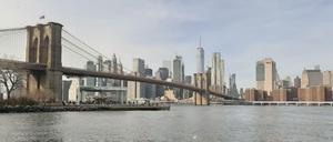 Kein Schnäppchenmarkt. Manhattan von Brooklyn aus gesehen.