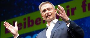 Christian Lindner beim Dreikönigstreffens der FDP.