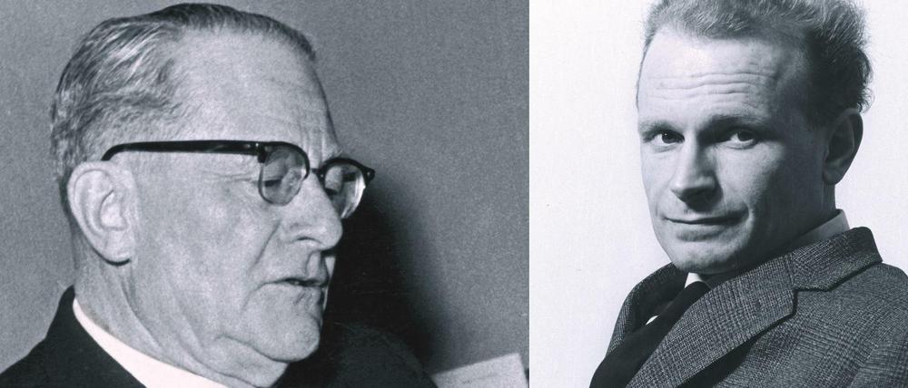 30 Jahre lang Brieffreunde. Carl Schmitt (l.) und Reinhart Koselleck (r.).