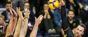 In seinem Element. Georg Grozer spielte gegen Bulgarien groß auf.