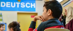 Eine Schulklasse in Deutschland.