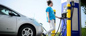 Ladesäule in Neuenstein, Baden-Württemberg, Neuenstein