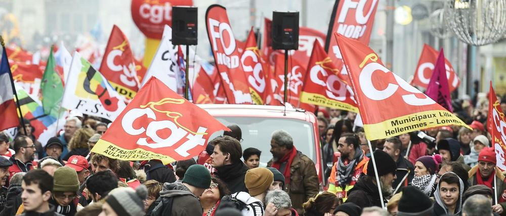 Die Gewerkschaft CGT ist mit dem Kompromissvorschlag nicht einverstanden.