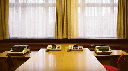 Ein Blick ins Stasi-Museum in der Ruschestraße in Berlin-Lichtenberg.