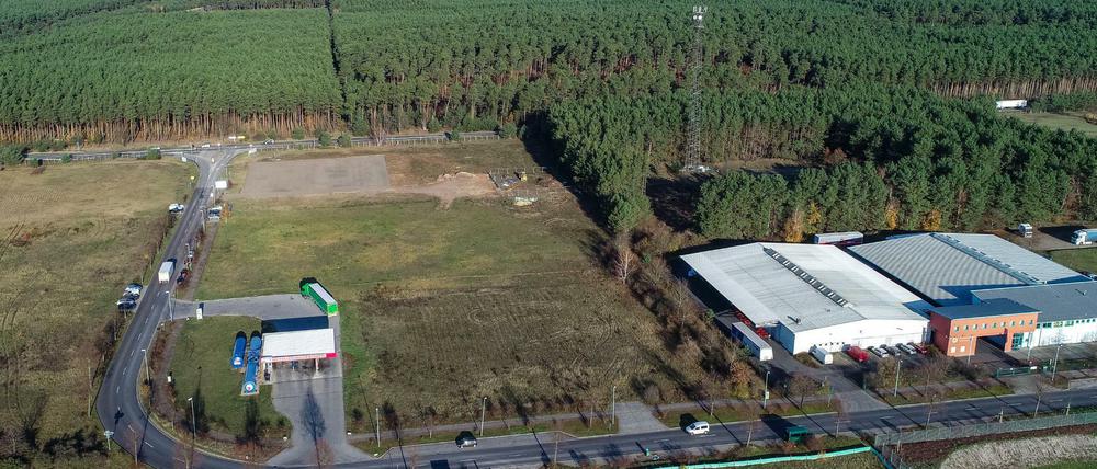 Ab 2021 sollen auf diesem Gelände in Grünheide Tesla-Modelle vom Band laufen - die regionale Wirtschaft erhofft sich Aufträge.