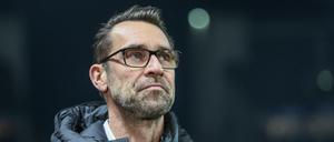 Manager Michael Preetz will bei Hertha auch mal auf die Bremse treten. 