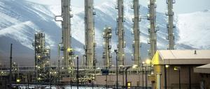 Das Foto von 2011 zeigt den Schwerwasserreaktor bei Arak im Iran.