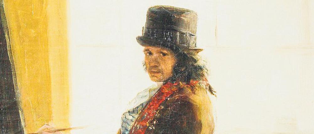 Skeptischer Blick eines Hofkünstlers. Goyas Selbstporträt von 1785 kam aus Madrid nach Hamburg.
