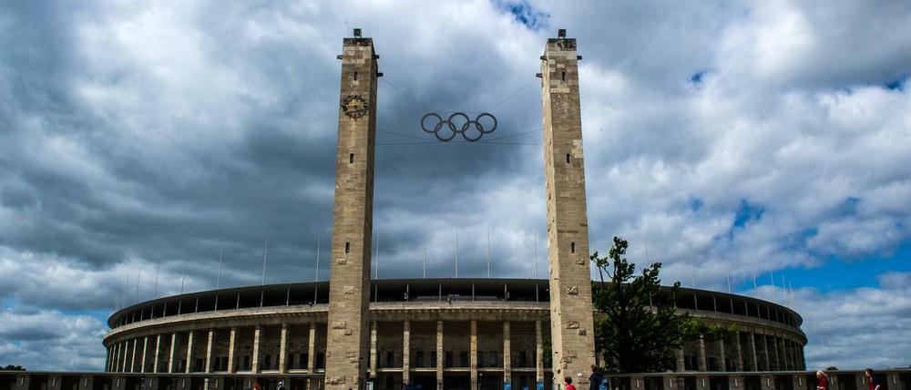 Das Berliner Olympiastadion. Hier soll im Juni ein Demokratie-Festival stattfinden.