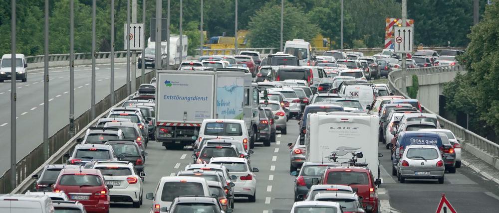 Stau in Berlin. Symbolbild.