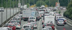 Stau in Berlin. Symbolbild.