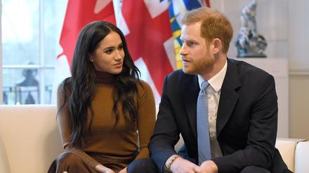 Sie gehen ihre eigenen Wege: Prinz Harry und seine Frau Meghan, Herzogin von Sussex.