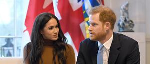 Sie gehen ihre eigenen Wege: Prinz Harry und seine Frau Meghan, Herzogin von Sussex.
