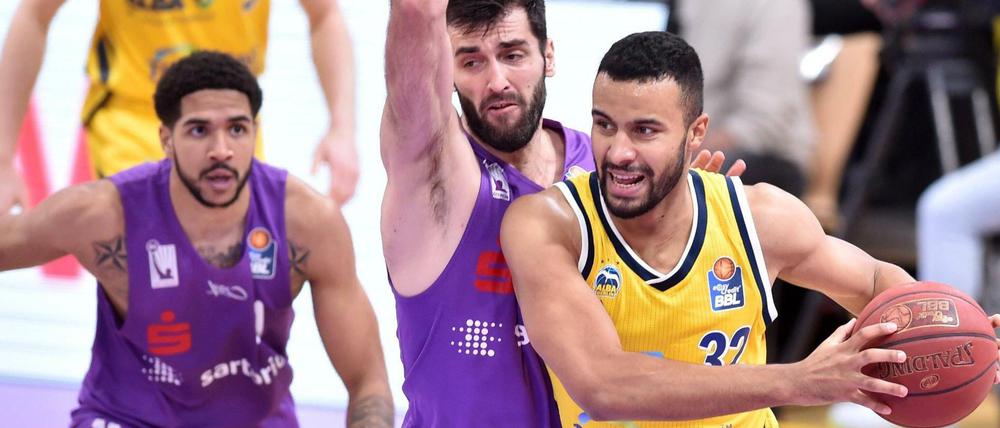 Beißt sich durch. Johannes Thiemann ist zurück bei Alba Berlin.