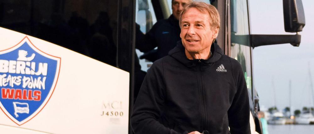 Blick voraus. Hertha-Trainer Jürgen Klinsmann zieht eine positive Bilanz des Trainingslagers.