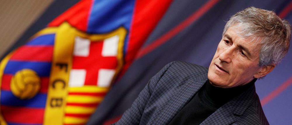 Quique Setien soll künftig für mehr Begeisterung sorgen beim FC Barcelona.