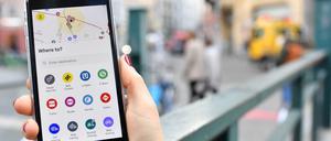 Die Jelbi-App gibt es auch in einer englischsprachigen Version.