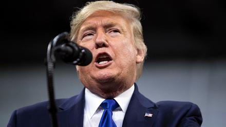Donald Trump bei einer Wahlkampfveranstaltung in Milwaukee