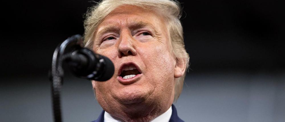 Donald Trump bei einer Wahlkampfveranstaltung in Milwaukee