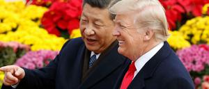 US-Präsident Trump (rechts) würde eine Einigung bei der anstehenden Präsidentschaftswahl helfen. Xi Jinping will das Ansehen seines Landes auf der Weltbühne nicht verlieren.