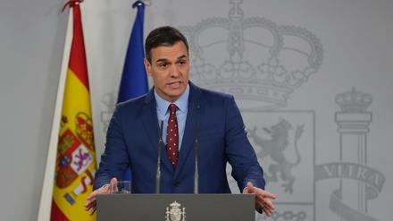 Der wiedergewählte Premierminister Pedro Sánchez.