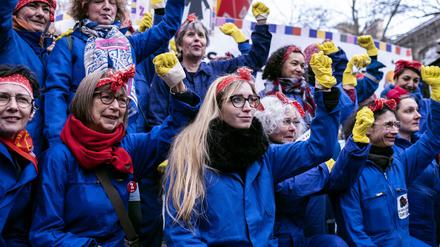 Am Wochenende gab es in Paris erneut Streiks gegen die Rentenreform.