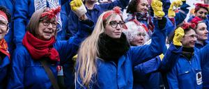 Am Wochenende gab es in Paris erneut Streiks gegen die Rentenreform.