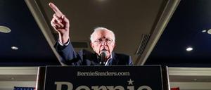 Der demokratische Präsidentschaftsbewerber Bernie Sanders im Wahlkampf in Iowa.