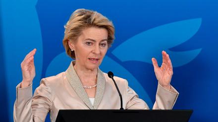 Die Kommissionschefin Ursula von der Leyen.