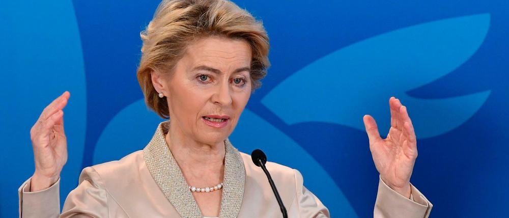 Die Kommissionschefin Ursula von der Leyen.