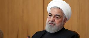 Hassan Ruhani, Präsident des Iran, in einer Kabinettssitzung am Mittwoch.