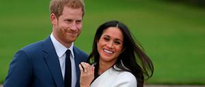 Prinz Harry und Meghan im November 2017 bei der Bekanntgabe ihrer Verlobung.